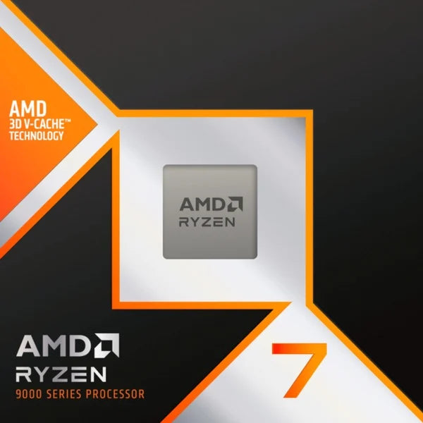 AMD Ryzen 7 9800X3D, 4,7 GHz (5,2 GHz Turbo Boost) socket AM5 processor