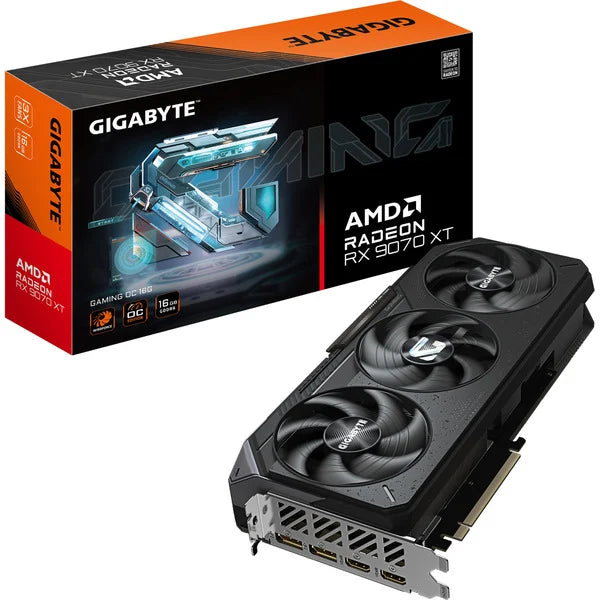 GIGABYTE Radeon RX 9070 XT GAMING OC 16G grafische kaart